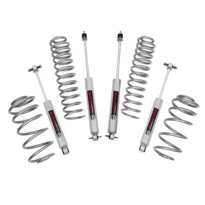 Rough Country 2.5'' Lift Kit w/ Premium N3 Shocks for 97-06 Jeep Wrangler TJ 4cyl