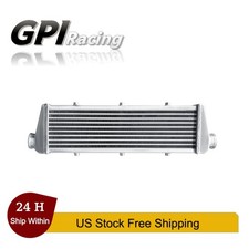 Core Slze 21.572front Mount Intercooler 2.2inoutlet Universalaluminum Core Slze 21.572front Mount Intercooler 2.2inoutlet Universalaluminum