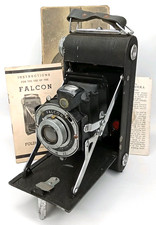 Antique 1930s Utility Mfg Co Falcon Folding Camera Model No. 4 With Original Box