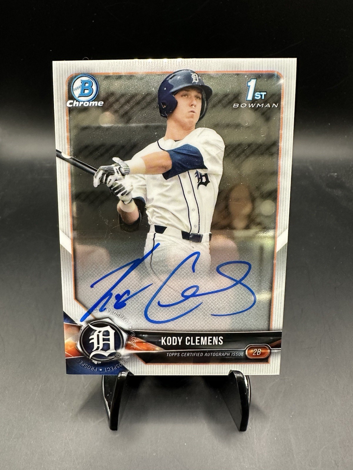 Kody Clemens Auto #CDA-KC - 2018 Bowman Draft Chrome 1st - Tigers