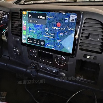 10'' For Chevrolet Silverado 2007-2012 Carplay Android 13 Radio GPS Navigation BT