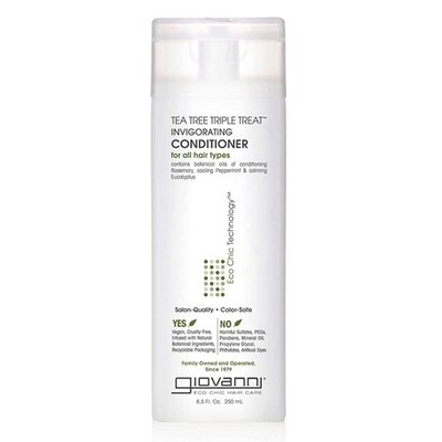 GIOVANNI Tea Tree Triple Treat Invigorating Conditioner - Cooling Peppermint,