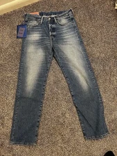 acne studio 1996 mid blue trash jeans