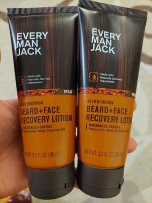 Every Man Jack Beard + Face Recovery Lotion-Moisturizes Relieves Dry Skin