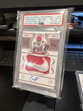 2020 National treasures Clyde Edwards Helaire Nike Patch Auto /2