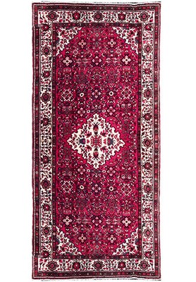 5.6 x 11.4 Red Wine Semi Antique Perrsian Herrati Runner 72907