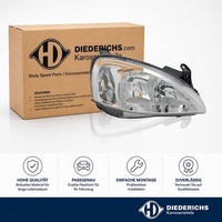 Hauptscheinwerfer Rechts Diederichs 1813184 FÜR Opel Frontscheinwerfer