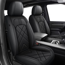 JIAMAOXIN Front Seat Covers Fit for 2002-2024 2025 2026 Dodge Ram 1500/2500/3...