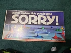 SORRY! 1972 Classic Family Board Game Parker Brothers Vintage Open Box