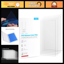 5PCS PFA Release Liner Film for 3D Printers - 273x176mm, 0.127mm, High Light Tra