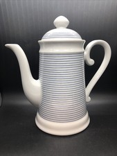 Monaco Blue Stripes Teapot Coffee Pot Sodahl ...