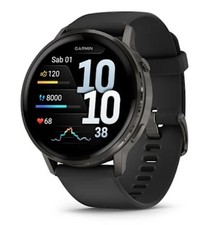 Orologio GARMIN Venu 4 010-03014-00 45MM Slate con cinturino in silicone Black