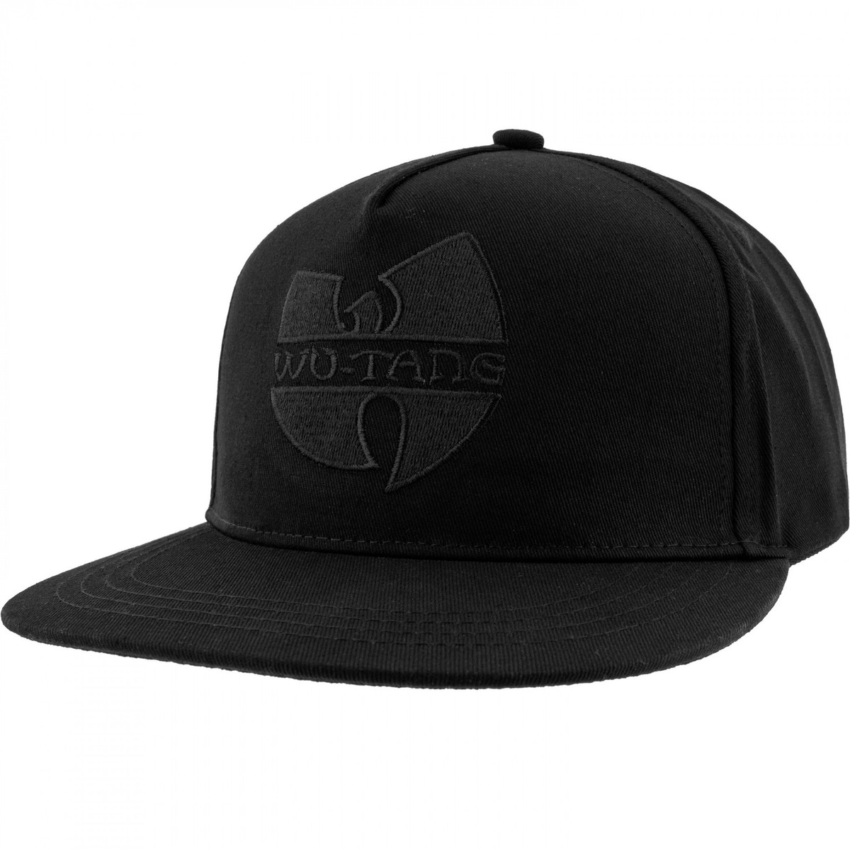 Wu-Tang Black on Black Embroidered Logo Snapback Hat Black | eBay