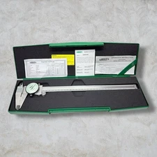 INSIZE 1312-300A Dial Caliper Shock Proof Range 0-300mm Graduation 0.02mm