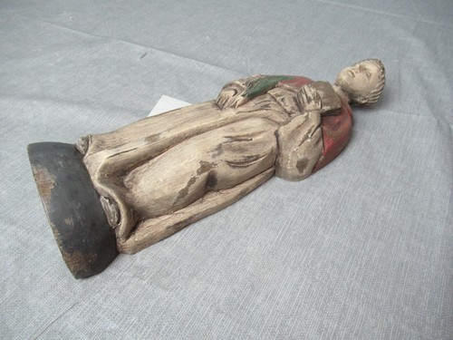New Flatbacks Wooden Plaques - St. Anthony - Hand Carved - 12 3/4" tall - e5 sb - Picture 6 of 13