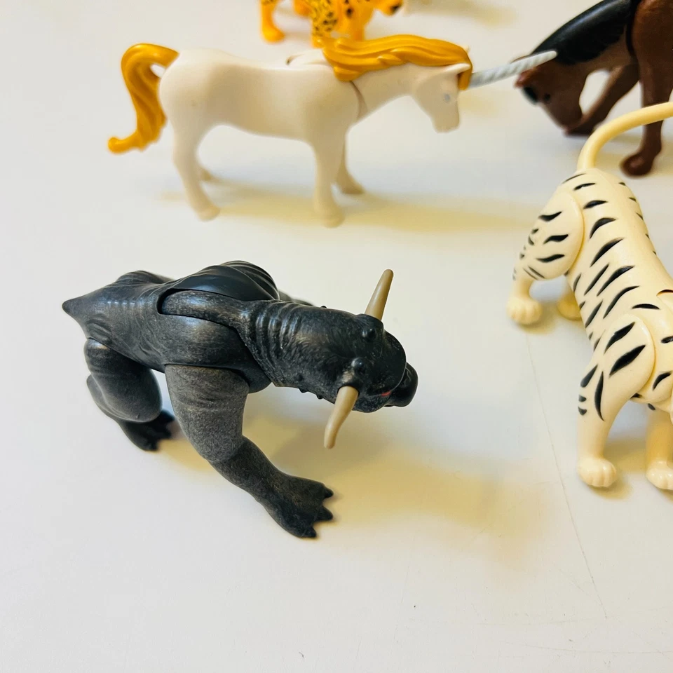 Lote Animales Playmobil Vintage - Leones, Tigres, Caballos, Panteras y Más - Mixto Foto 3 de 4