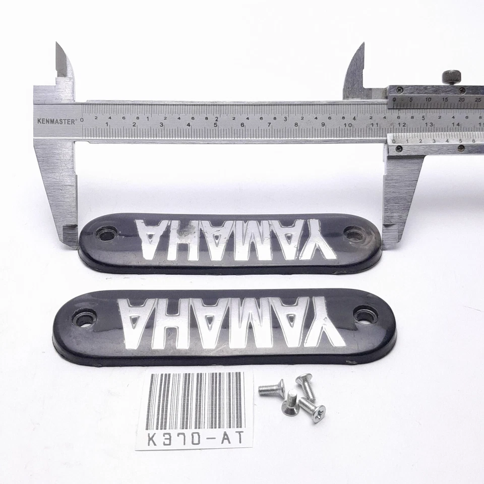 2 piezas Yamaha YL1 YL2 YL3 L2G YAS1 HS1 FS1 YA6 YG5 YM1 emblema del tanque de gasolina nuevo en stock #2 Foto 4 de 4