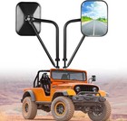 Door Off Door Hinge Side Mirror for Jeep Wrangler JK JL w/ Unlimited Wider View