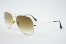 RAY-BAN RB 3025 AVIATOR LARGE METAL 001/51 58-14 2N sunglasses Gold/Brown