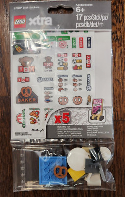 New Sealed LEGO Xtra City Town 853921 Brick Stickers Set