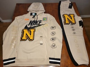 NSW NIKE ELEMENT HEAVYWEIGHT FLEECE JOGGERS & HOODIE SET OATMEAL Sz M/XL | eBay