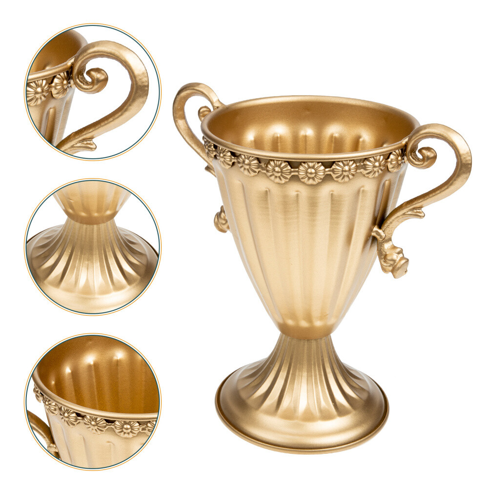 Vintage Wedding Vases Centerpieces Metal Flower Vase Wedding Dinning Table Party