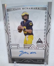 2022 Leaf Trinity Clear Auto Cade McNamara  ARC #2/12 Platinum Foil No.CA-CMN