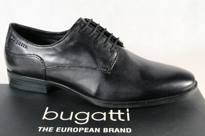Bugatti Herren Schnürschuh Schnürschuhe Halbschuhe Sneaker schwarz 44601