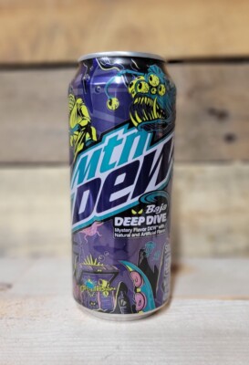 *Rare* Mt Dew Baja Deep Dive   One 16oz Can   Summer Sweepstakes Grand Prize
