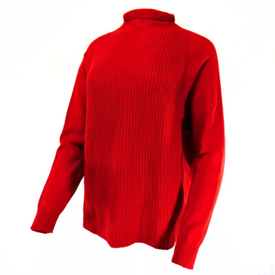 ⚜ TAHARI ⚜Women's red cashmere knit winter fashion sweater M
