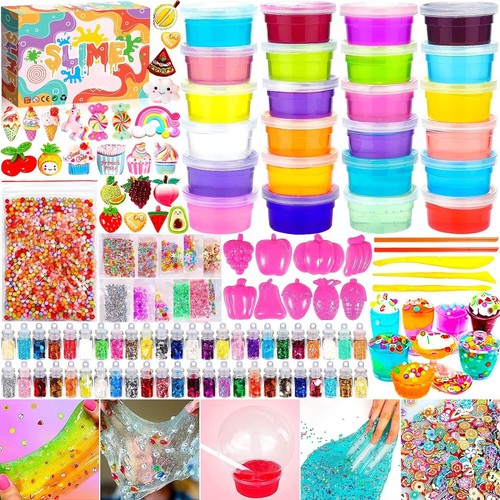 DIY Slime Kit Mit 24 Farben – Glitzer- & Crys Produktbild-Vorschau 6