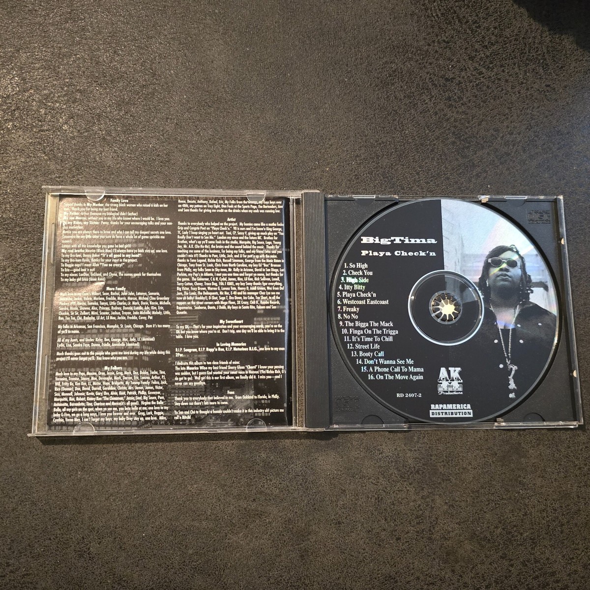 Playa Check'n [PA] by Bigtima (CD, May-1998, Rapamerica) for sale