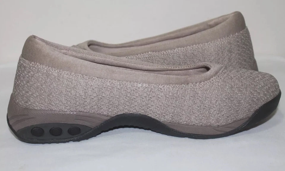 Zapatos planos de ballet Therafit Rio tostados talla 10 beige para mujer cómodos sin cordones Foto 2 de 4