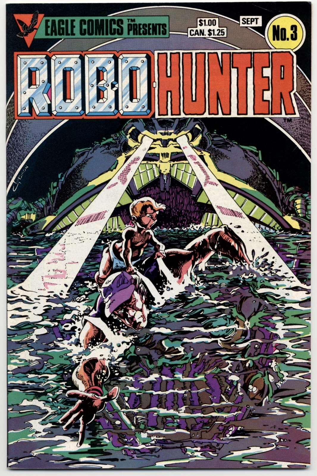 Robo-Hunter #3 - Eagle Comics - 1984 - F