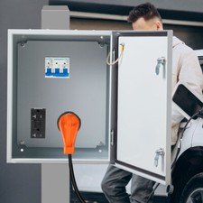 Electric Enclosure Wall Mounted Box Distribution Case Steel Metal Outdoor Indoor