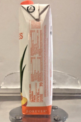 FOREVER ALOE PEACHES & VERA JUICE 18本セット お得なケース販売】FLP アロエベラジュース (ピーチ味) 330mL×18