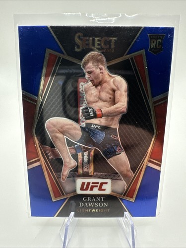 2022 Panini Select UFC - Premier Level Blue Prizm #107 Grant Dawson (RC) - Foto 1 di 2