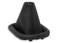 SCHALTMANSCHETTE FUR HYUNDAI ix35 2009-2015 SCHALTSACK NATURLEDER SCHWARZ