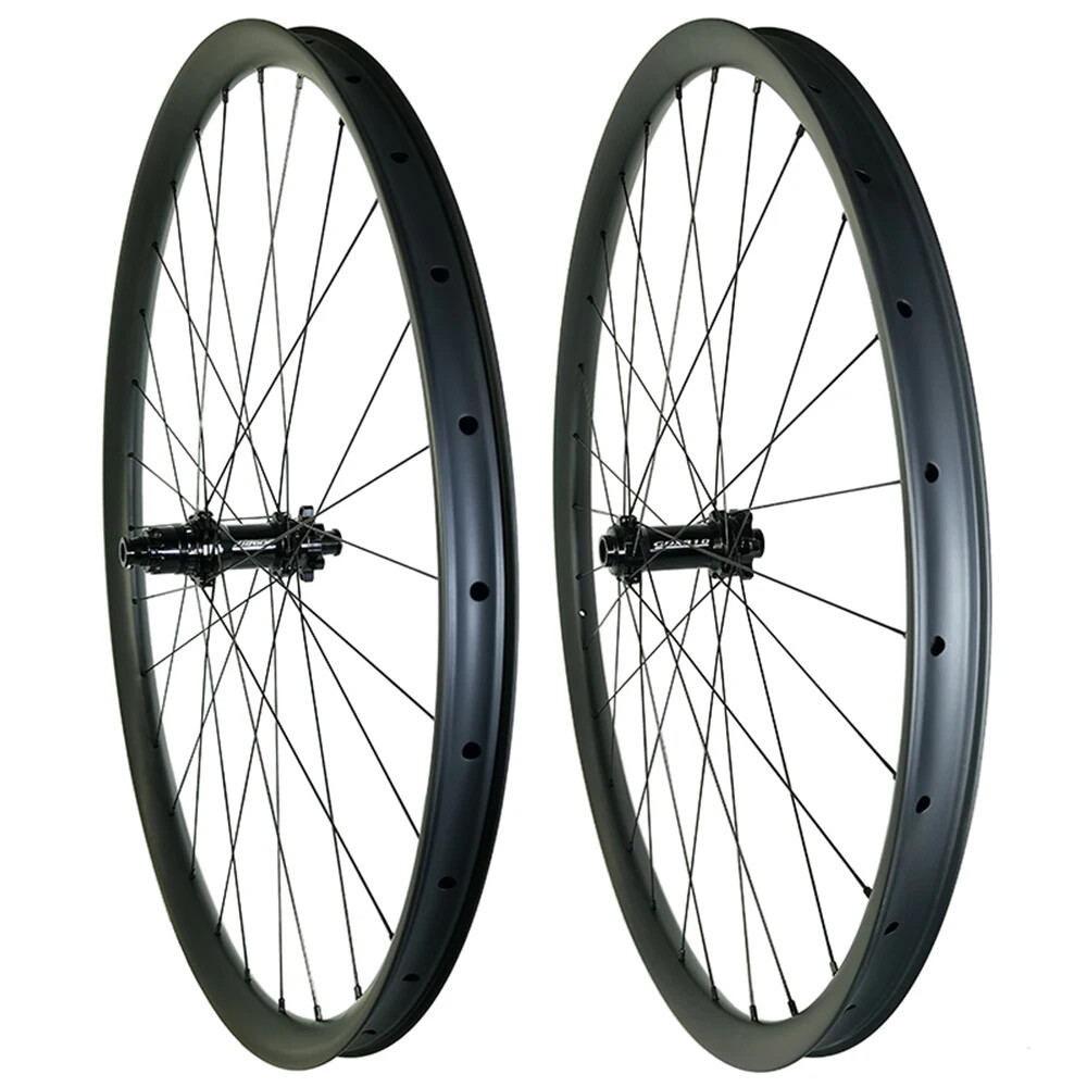 29er MTB Carbon Wheels 36mm Width BOOST Tubeless Clincher Asymmetric 23mm Depth