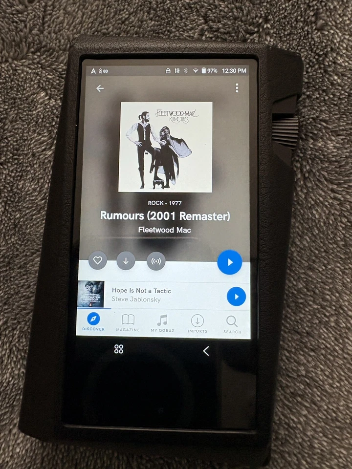 Reproductor de audio de referencia de alta resolución Astell & Kern A&norma SR35 negro con caja Foto 4 de 4