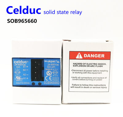 Celduc solid state relay SOB965660 50A 24-600VAC