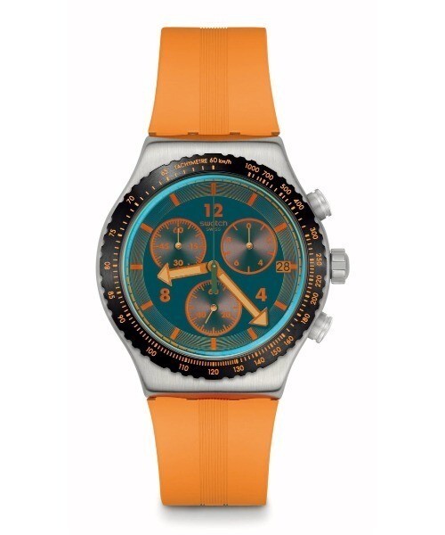 Swatch TANGERINE TIGER YVS529 Unisex Adults Swiss Made | eBay