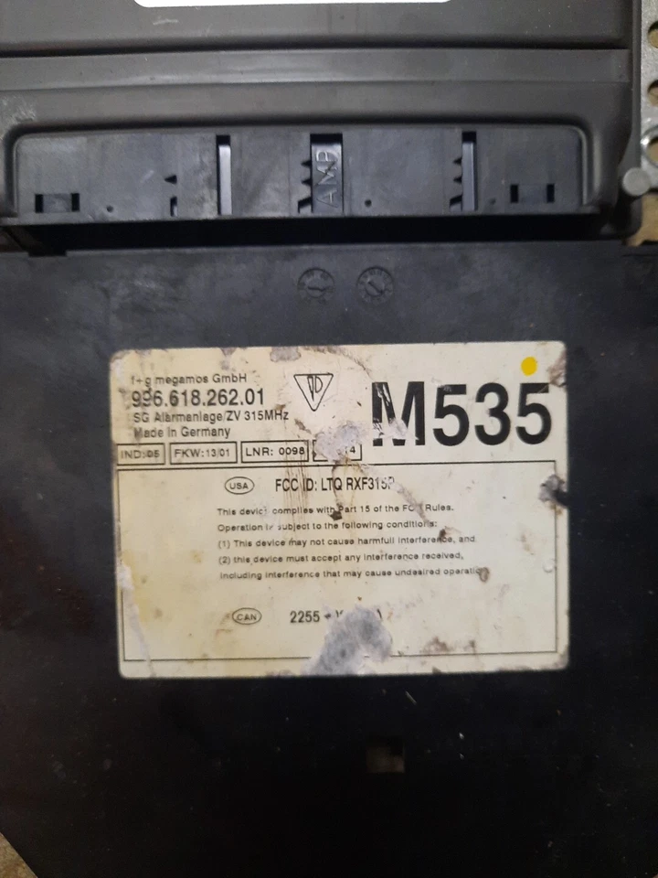 Juego de llaves Porsche Boxster S 2000 originales OEM 2000 DME ECU llaves Ect Foto 4 de 4