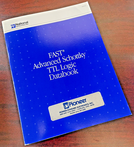 NATIONAL SEMICONDUCTOR 1990 FAST Advanced Schottky TTL Logic Databook, NICE