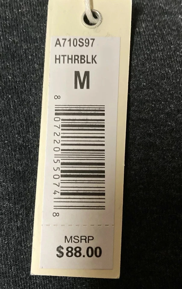 女式中号黑色 Max Studio 喇叭袖连帽衫全新带标签 — 第 4/4 张图片