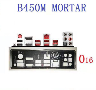 FOR MSI B450M MORTAR MAX B450M MORTAR TITANIUM I/O IO Shield backplate