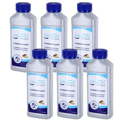 (11,99 /1l) 6 x Filtronix Entkalker 250ml alternativ zu Philips Saeco CA6700 CA6
