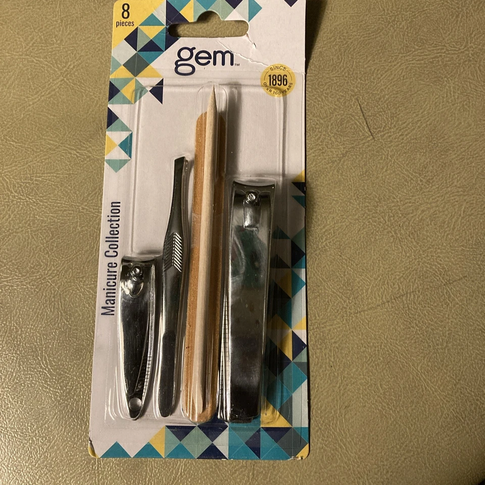 Коллекционный набор для маникюра из 5 предметов от GEM машинки для стрижки ногтей пинцет Emery Boards - Изображение 2 из 4