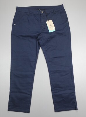 Prana Kayla Crop Chino Jean Indie Blue Women's 27'' Inseam Size 14