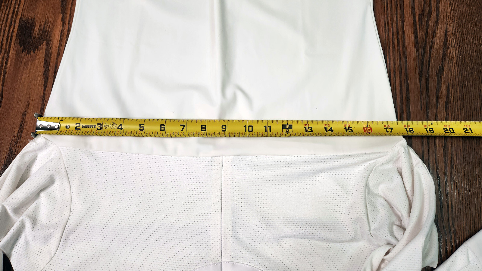 Ego7, New, long sleeve quarter zip mesh show shirt, white, IT-46 (~USA 10) $169